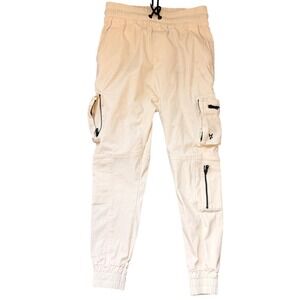 The Anti-Order Mens Non-Fiction Cargo Jogger Pants Cream Small 29" Streetwear